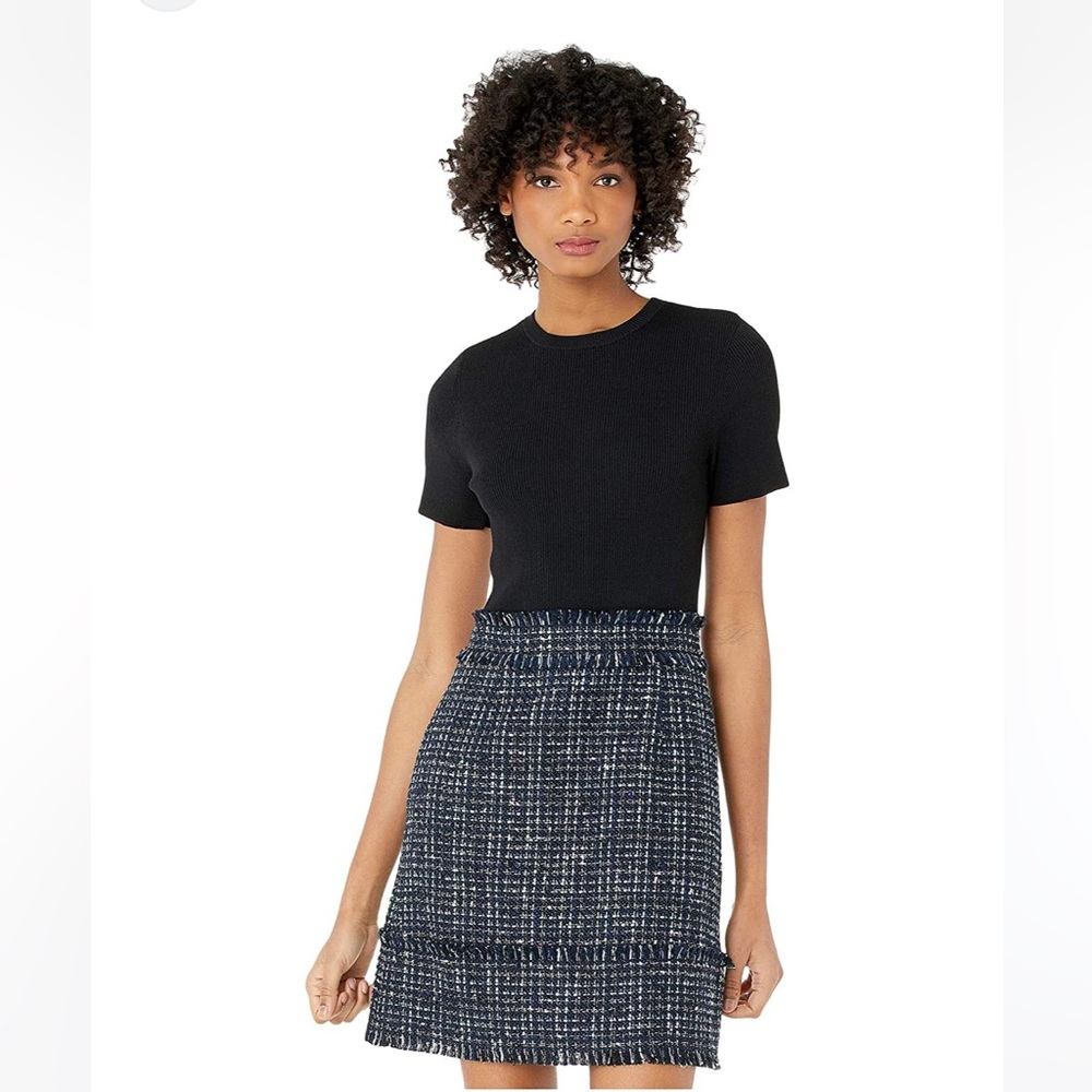 Ted Baker London Fearnic Mockable Minidress | Size: 4 (US Size:12), Dark Blue